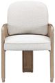 Michael Amini® West Kensington Sea Salt Caramel Dining Arm Chair-1