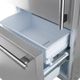 FORNO® Milano Espresso 31 in. 17.2 Cu. Ft. Stainless Steel Counter Depth Bottom Freezer Refrigerator-2