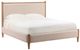 Dovetail Furniture Nexis Cream/Natural King Upholstered Panel Bed-0