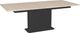 Amisco Customizable Lucarelli 108" Rectangular Extendable Table with 1" White Oak Veneer Top and 1 Leaf-0