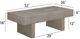Crown Mark Crawley Brown Coffee Table-2