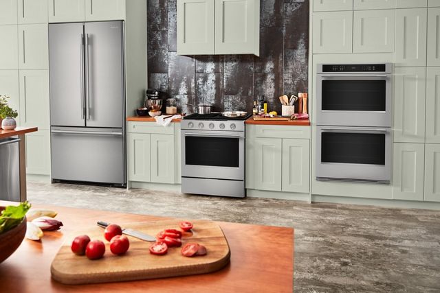 KitchenAid 30 inch Double Electric Wall Oven with professional design