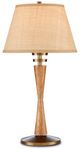 Currey & Company Woodville Brown/Classic Honey Table Lamp-0