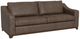 International Furniture Direct Natural Parota Dark Brown Sofa-0