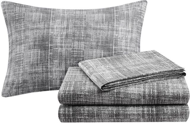 Olliix by Madison Park Essentials Saben Taupe Twin Complete Comforter and Cotton Sheet Set-3