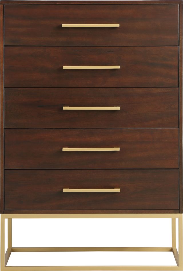 Meridian Furniture Maxine Dark Cherry Chest-1