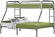Monarch Specialties Inc. Silver Twin/Full Bunk Bed-1