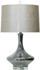 Harp & Finial® Yael Smoke Table Lamp-0
