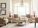 Hammary® Lenox Monaco Glass Top Round Coffee Table with Alabaster Base-1