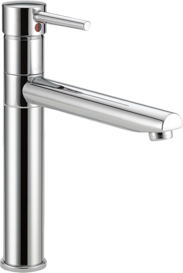 Delta Trinsic® Chrome Single Handle Kitchen Faucet-0
