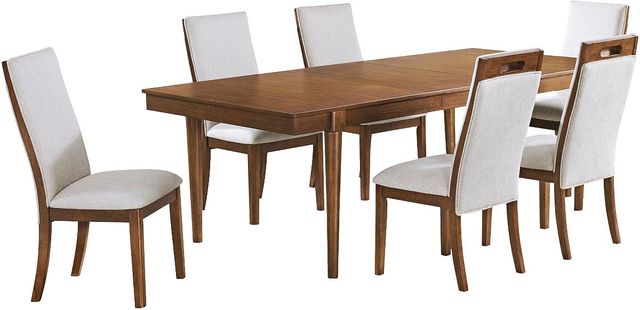 Signature Design by Ashley® Lyncott 5-Piece Beige/Brown Upholstered Dining Set-2