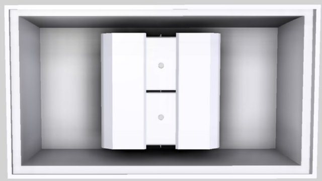 Vent-A-Hood® Designer Series 54" White Island Range Hood-3