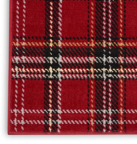 Nourison Home™ Grafix Red 5'x7' Area Rug-3