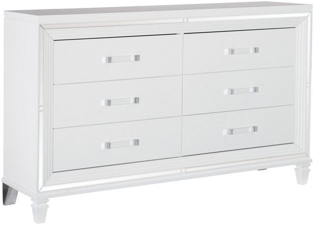 Homelegance® Tamsin White Metallic Dresser-0
