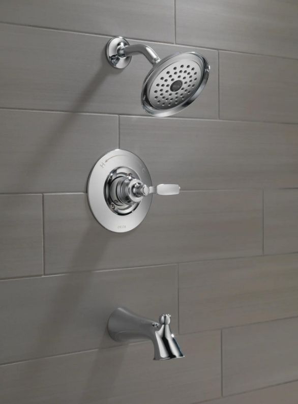Delta Woodhurst® Chrome Tub/Shower Trim-2