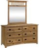 Country Classic Collection Customizable Mission 63" Dresser-1