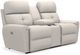 La-Z-Boy® Douglas Ivory Power Reclining Loveseat with Headrest and Console-1