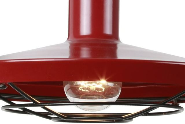 YHD Black/Cherry Red 1-Light Exterior Lighting-3