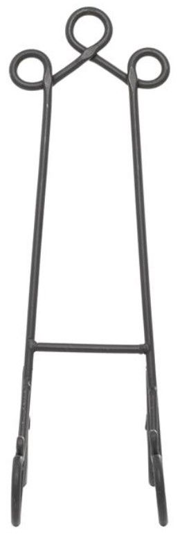 Deco Marche Black 6" Scroll Display Easel-0