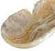 A & B Home Minerva White/Yellow Hand-Carved Zebra Onyx Bowl-1