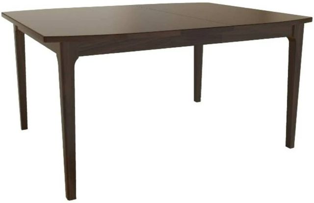 Mavin Customizable 48" x 48" Boat Extendable Dining Table with 12" Leaf-0