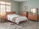 Sunny Designs™ American Modern Cinnamon Eastern King Panel Bed-1