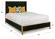 Wesley Allen Customizable Mason King Upholstered Panel Bed-2