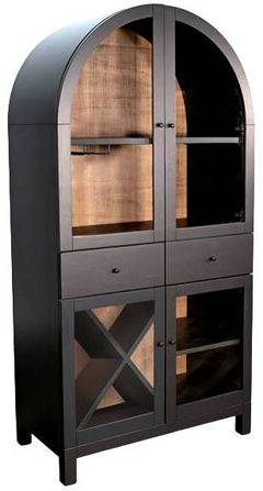 Sunny Designs™ Bar & Game Black Magic/Buckskin Wine Bar