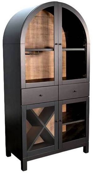 Sunny Designs™ Bar & Game Black Magic/Buckskin Wine Bar