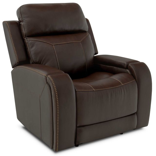 Moto Motion 828 Coffee Leather Media Power Reclining Console