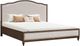 Flexsteel® Bellevue 4-Piece Creamy Tan/Whiskey Brown King Upholstered Panel Bedroom Set-2