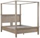 Homelegance® Marceline Gray Oak Eastern King Platform Bed-3