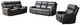 Mazin Furniture Carnegie Grey Manual Reclining Loveseat with Center Console-3