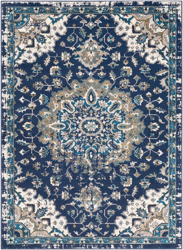 Surya Clairmont Navy 5'x7' Area Rug-0