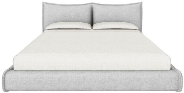 Natuzzi Editions Customizable Lunare Queen Upholstered Panel Bed-1