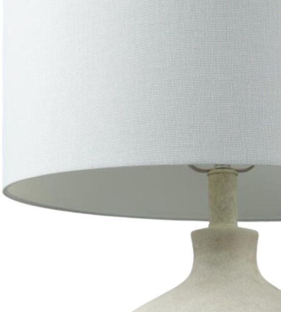Surya Vezelay White Table Lamp-1