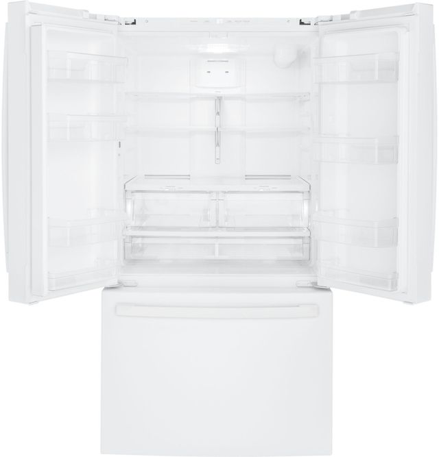 GE® 36" 27.0 Cu. Ft. White French Door Refrigerator-2