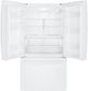 GE® 36" 27.0 Cu. Ft. White French Door Refrigerator-2