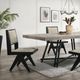 Furniture of America® Tottenham 7-Piece Black Dining Table Set-1