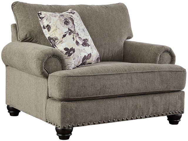 Benchcraft® Sembler Cobblestone Chair and a Half-0