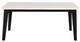 Furniture of America® Sabro 5-Piece White Rectangular Dining Table Set with Black Base-2