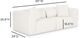 TOV Furniture Tarra Cream Modular Loveseat-2