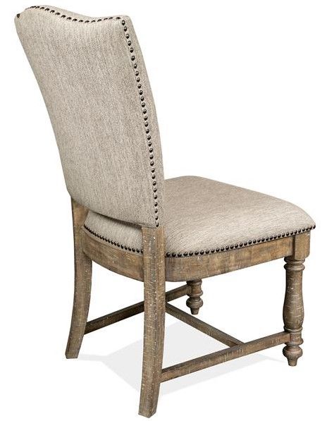 Riverside Furniture Sonora Gray/Snowy Desert Upholstered Dining Side Chair-2