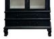 Million Dollar Rustic Black Cabinet wit 2 Door and 2 Drawers-1