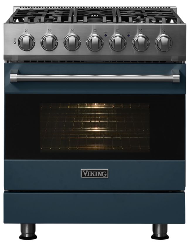 Viking® 3 Series 30" Squall Pro Style Dual Fuel Range-2