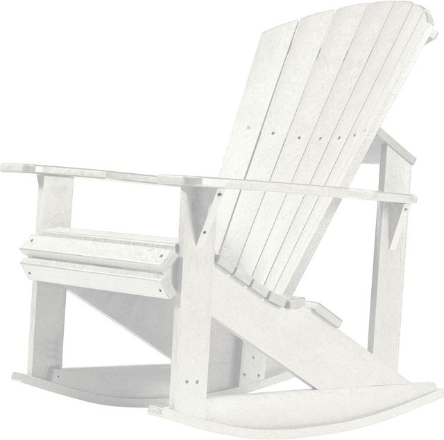 C.R. Plastic Generation Line White Addy Rocker-1
