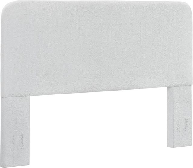 Fashion Bed Group® Luna White Boucle Full/Queen Headboard-0