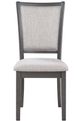 New Classic® Home Furnishings Amy 2-Piece Gray Dining Chair-2