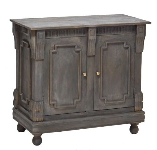 Jaipur Furniture Tobias Gray Cabinet-0