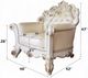 ACME Furniture Vendome Antique Pearl/Champagne Chair with Pillow-2